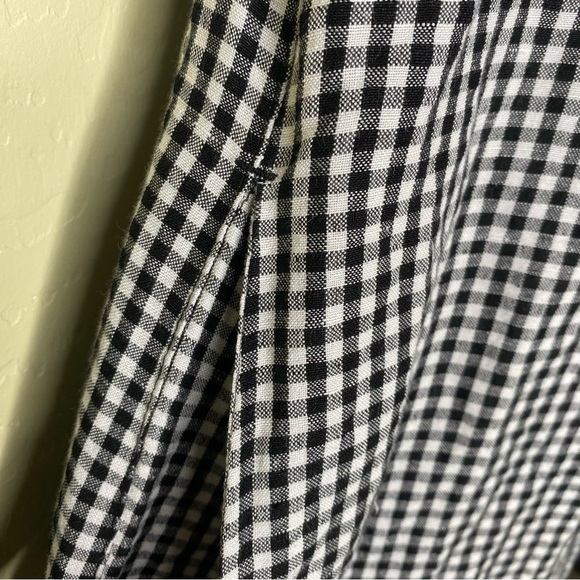 Tommy Bahama St. Lucia Gingham Off the Shoulder Linen Blend Dress Size M Medium - Picture 8 of 16